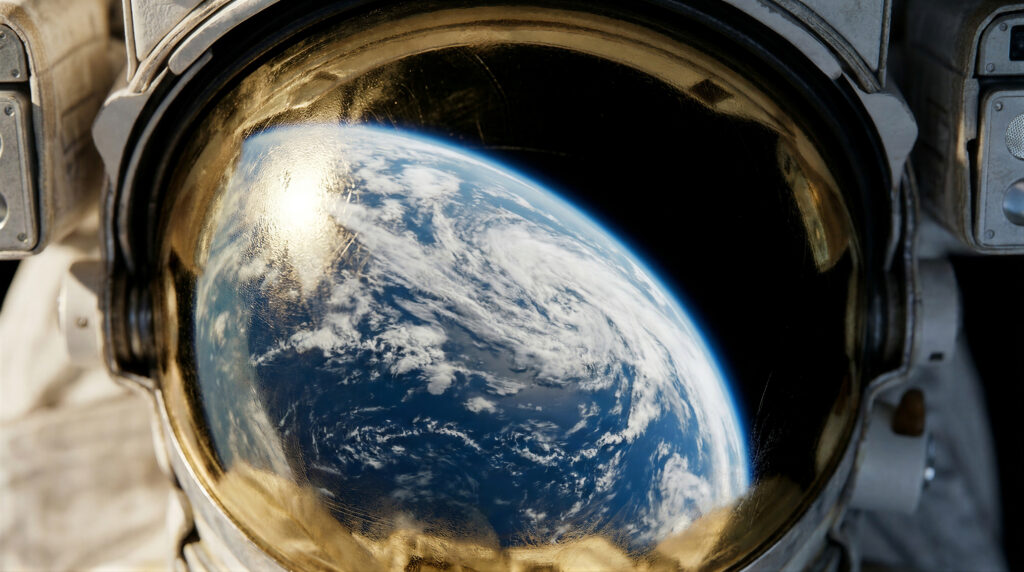 astronaut earth